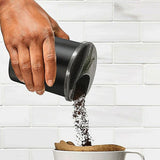 Replacement Coffee Grounds Container for Conical Burr Coffee Grinder - Matte Black O4