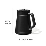 Replacement Carafe for 9-Cup Coffee Maker, Matte Black Q0