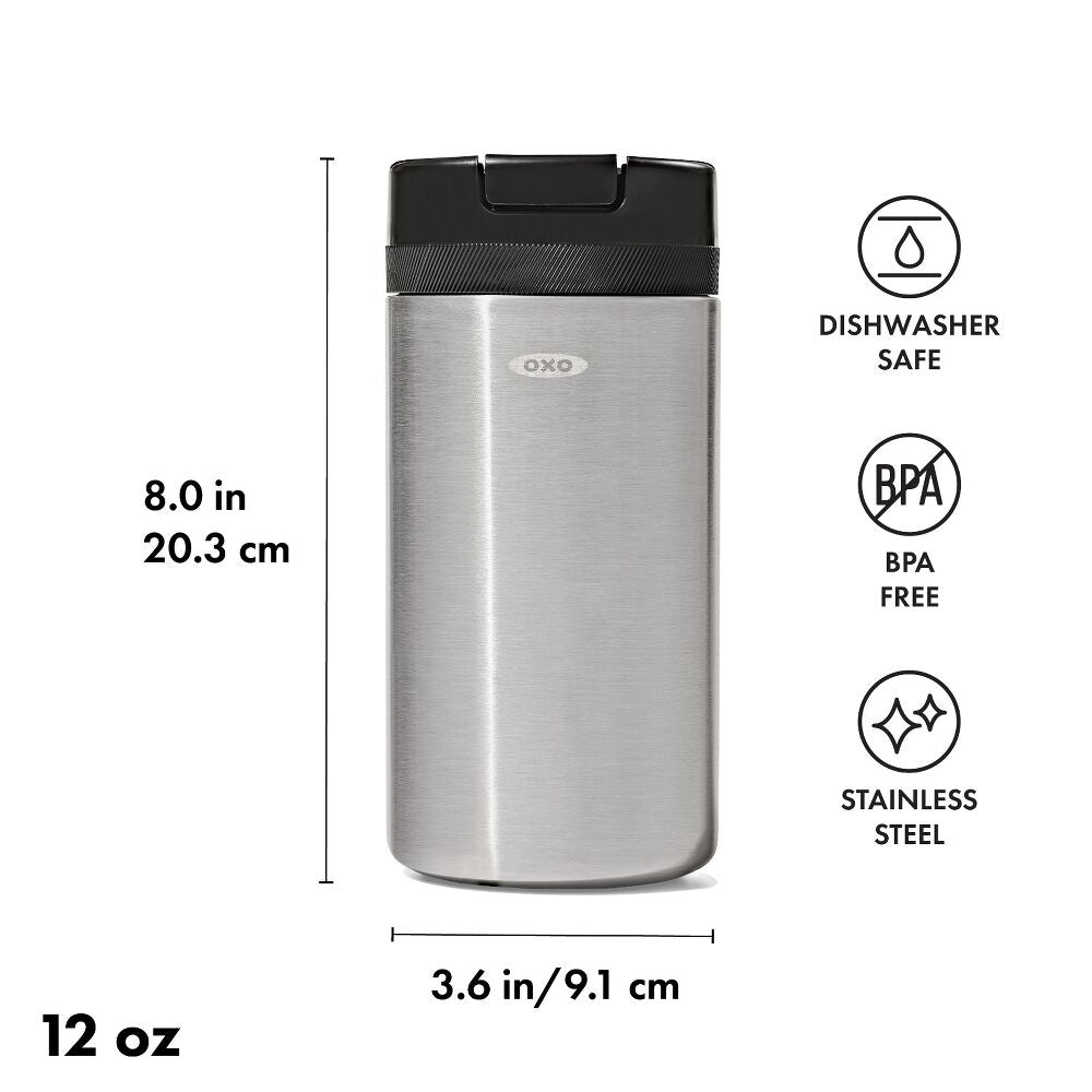 12oz Stainless Steel Coffee Storage Container B0