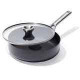 Ceramic Professional Non-Stick 3-Quart Sauté Pan with Lid S3