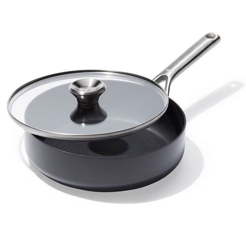 Ceramic Professional Non-Stick 3-Quart Sauté Pan with Lid S3
