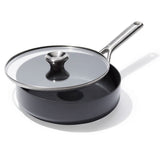 Ceramic Professional Non-Stick 3-Quart Sauté Pan with Lid U8