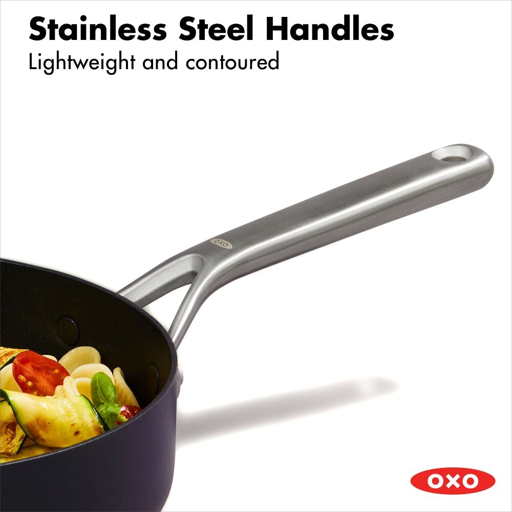 Ceramic Professional Non-Stick 3-Quart Sauté Pan with Lid S3