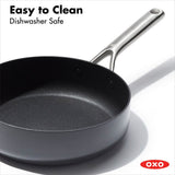 Ceramic Professional Non-Stick 3-Quart Sauté Pan with Lid U8