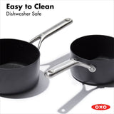 Ceramic Professional Non-Stick 4-Piece Saucepan Set (1.7 Qt & 2.3 Qt) X7