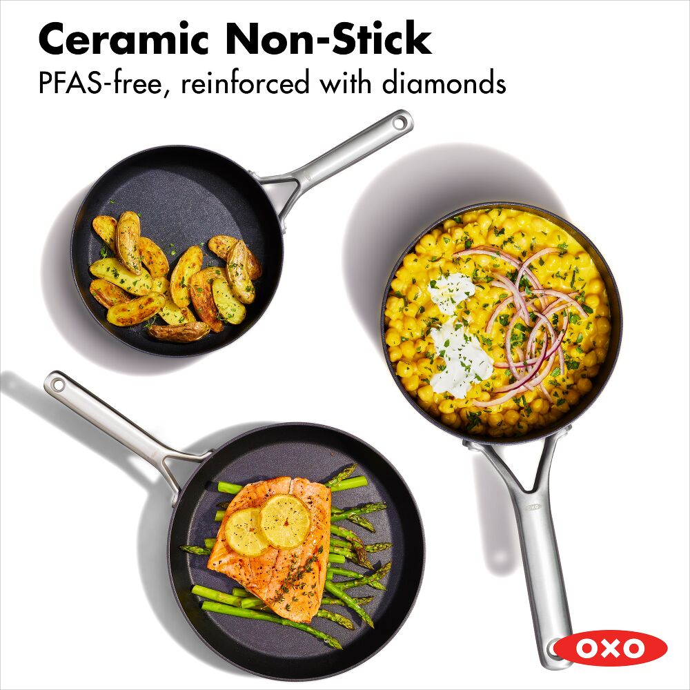 OXO Ceramic Professional Non-Stick 5-Piece Cookware Set Z5