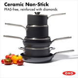Ceramic Professional Non-Stick 10-Piece Cookware Set T8