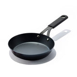 Carbon Steel Obsidian Series 8-Inch Frypan with Silicone Sleeve F9