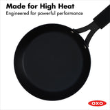Carbon Steel Obsidian Series 8-Inch Frypan with Silicone Sleeve F9