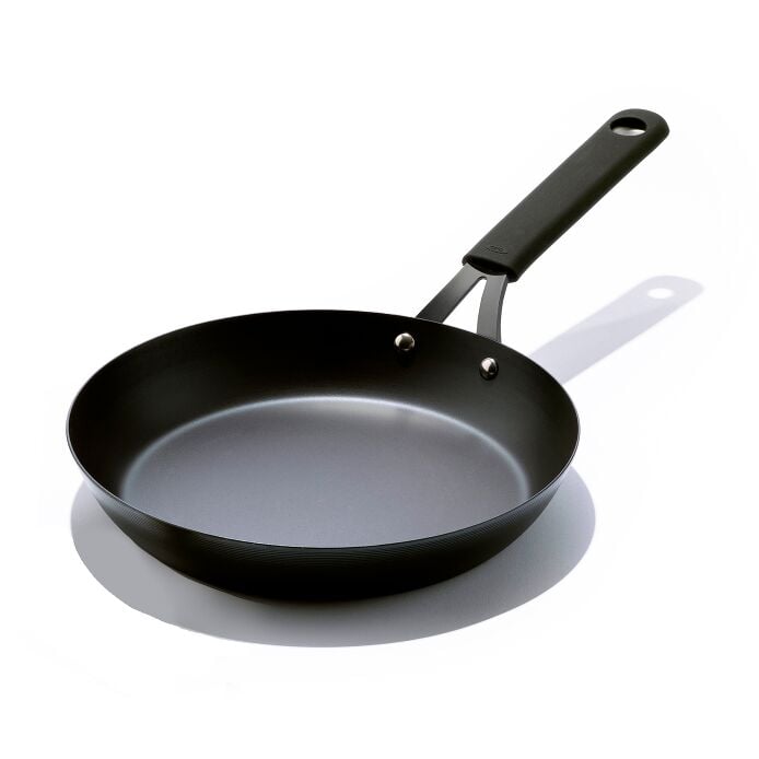 Carbon Steel Obsidian Series 10-Inch Frypan with Silicone Sleeve E9