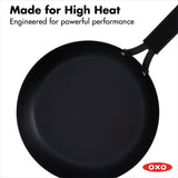 Carbon Steel Obsidian Series 10-Inch Frypan with Silicone Sleeve E9