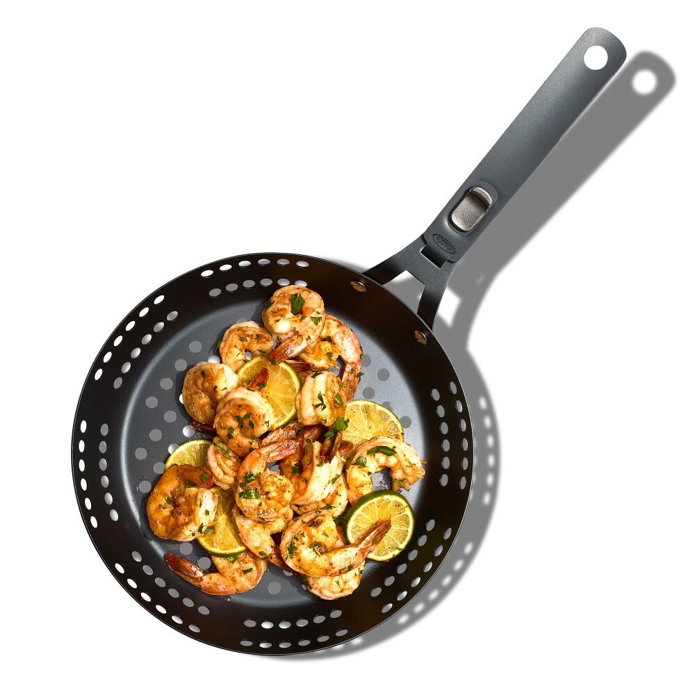 Outdoor 10" Perforated Carbon Steel Pan N3