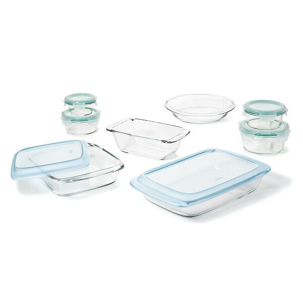 14-Piece Glass Bake, Serve & Store Set C2