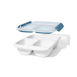 Prep & Go 4.1-Cup Divided Container - Ocean Blue D0