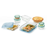 14-Piece Glass Bake, Serve & Store Set C2