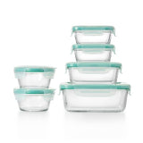 OXO Good Grips 12 Piece Smart Seal Glass Container Set L9