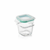 4 Piece Smart Seal Glass Mini Square Container Set P4