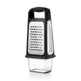 Etched Box Grater With Removable Zester E7