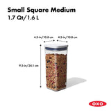 POP Container - Small Square Medium (1.7 Qt.) D0