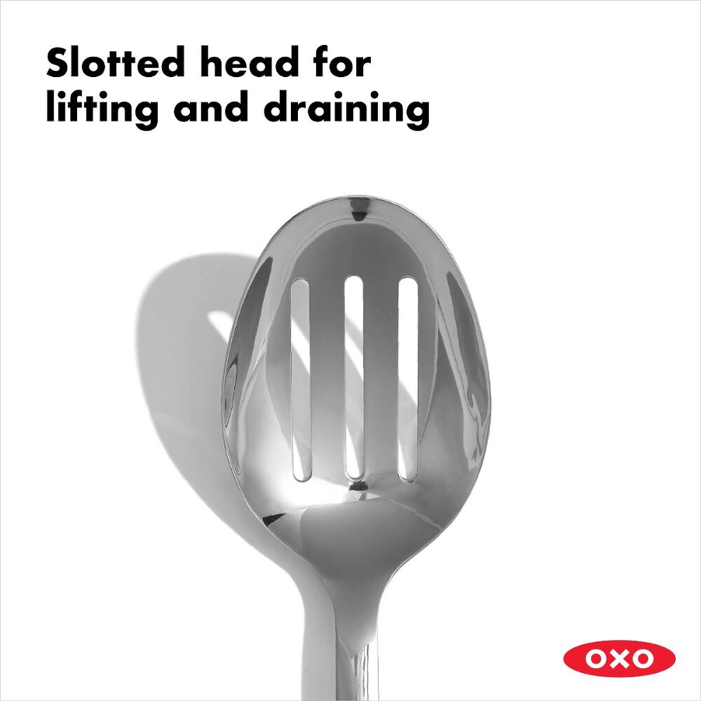 Stainless Steel Slotted Spoon H3