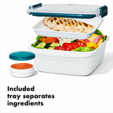 Prep & Go Salad Container X4