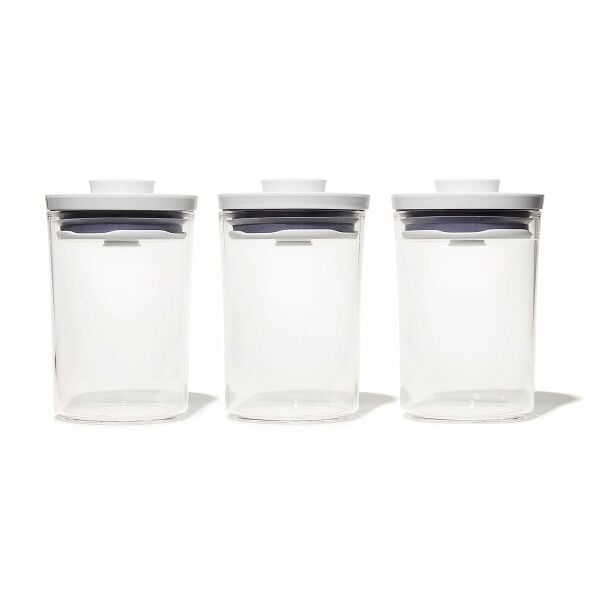 POP Round Canister 3-Piece Mini Bath Set (0.6 Qt) J6