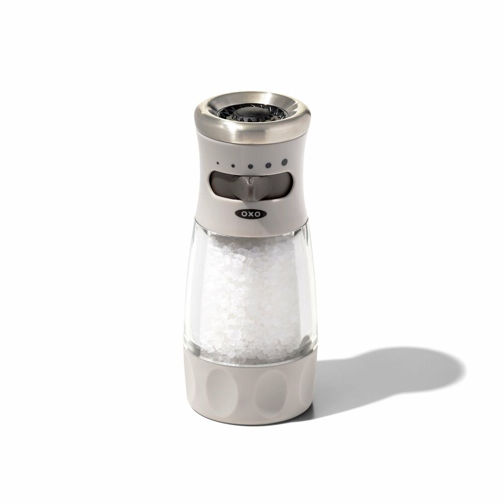 Contoured Mess-Free Salt Grinder O6