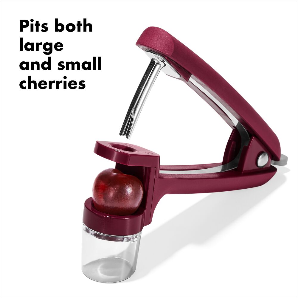 OXO Good Grips Cherry & Olive Pitter - Beet K9