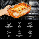 16 Piece Glass Smart Seal Everyday Container Set S7