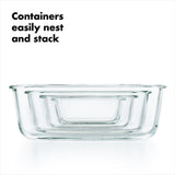 16 Piece Glass Smart Seal Everyday Container Set S7