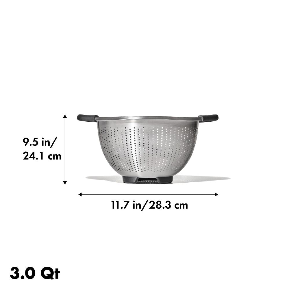 Stainless Steel 3 qt./ 2.8L Colander P2