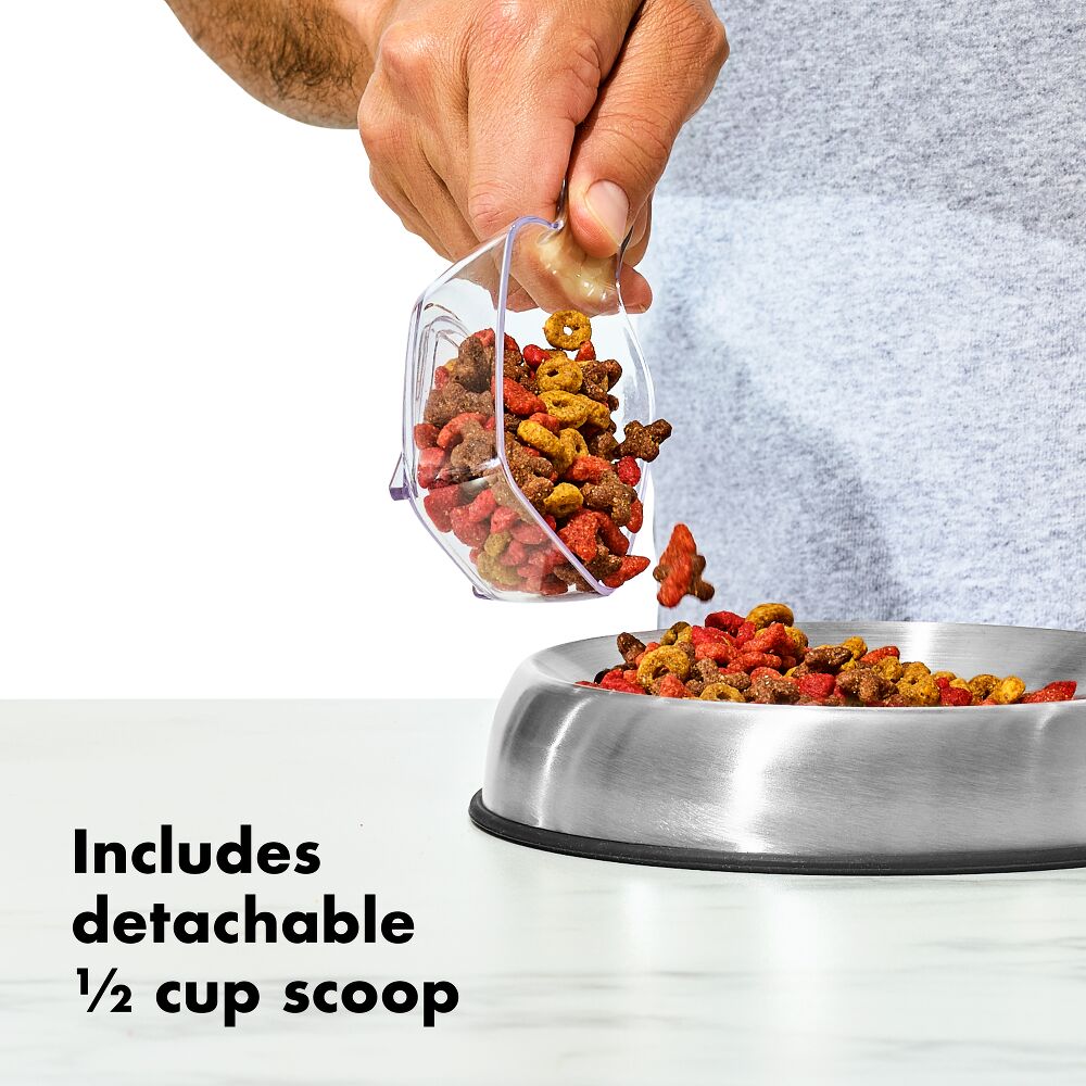 OXO Good Grips Pet POP Container – 6.0 Qt/5.7 L with Half Scoop J8