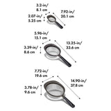 OXO Good Grips 3 Piece Strainer Set F8