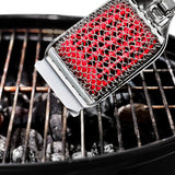 Coiled Grill Brush With Replaceable Head T2
