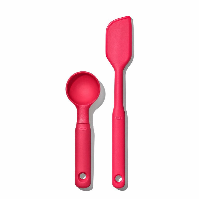 Silicone Cookie Scoop & Small Spatula Set Q6