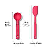Silicone Cookie Scoop & Small Spatula Set Q6