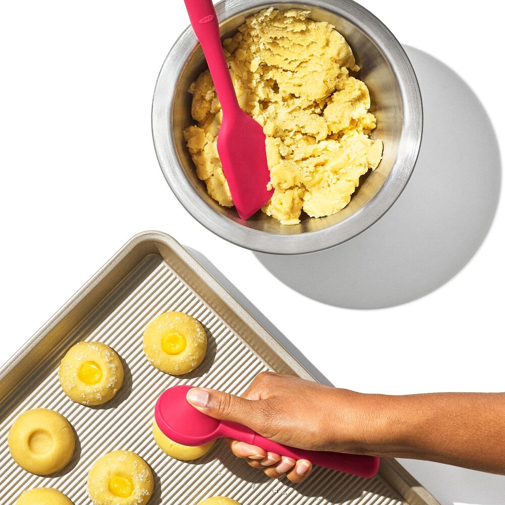 Silicone Cookie Scoop & Small Spatula Set Q6