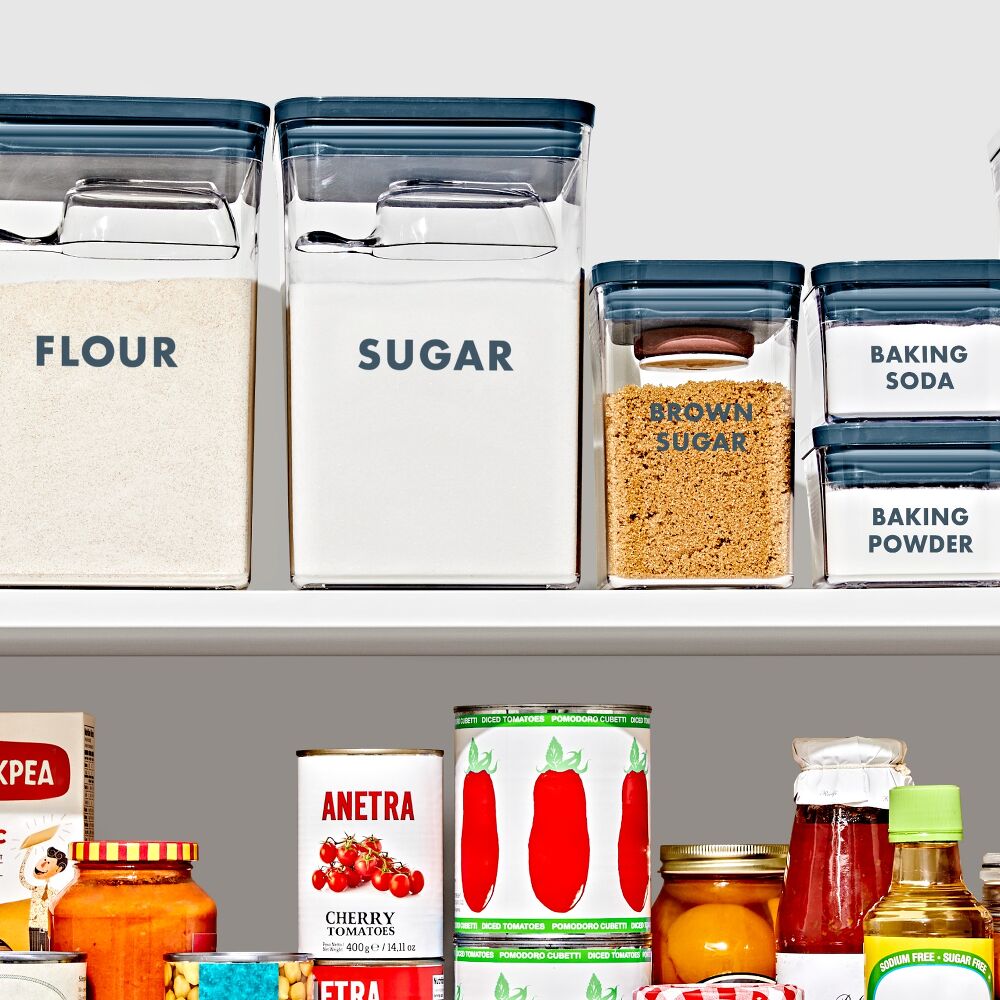 8-Piece Prelabeled Baking POP Container Set L1