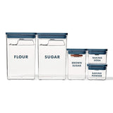 8-Piece Prelabeled Baking POP Container Set L1