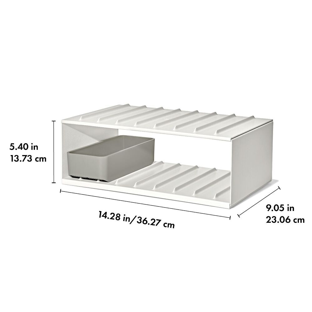 Water Bottle Organizer with Accessory Bin N1
