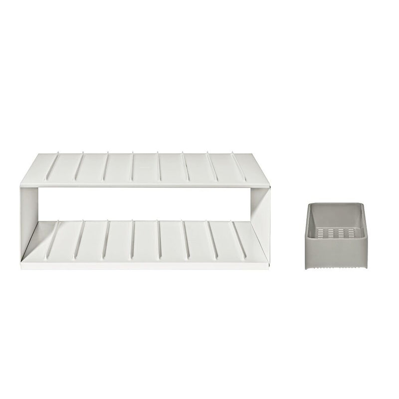 Water Bottle Organizer with Accessory Bin N1