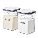 8-Piece Prelabeled Baking POP Container Set L1