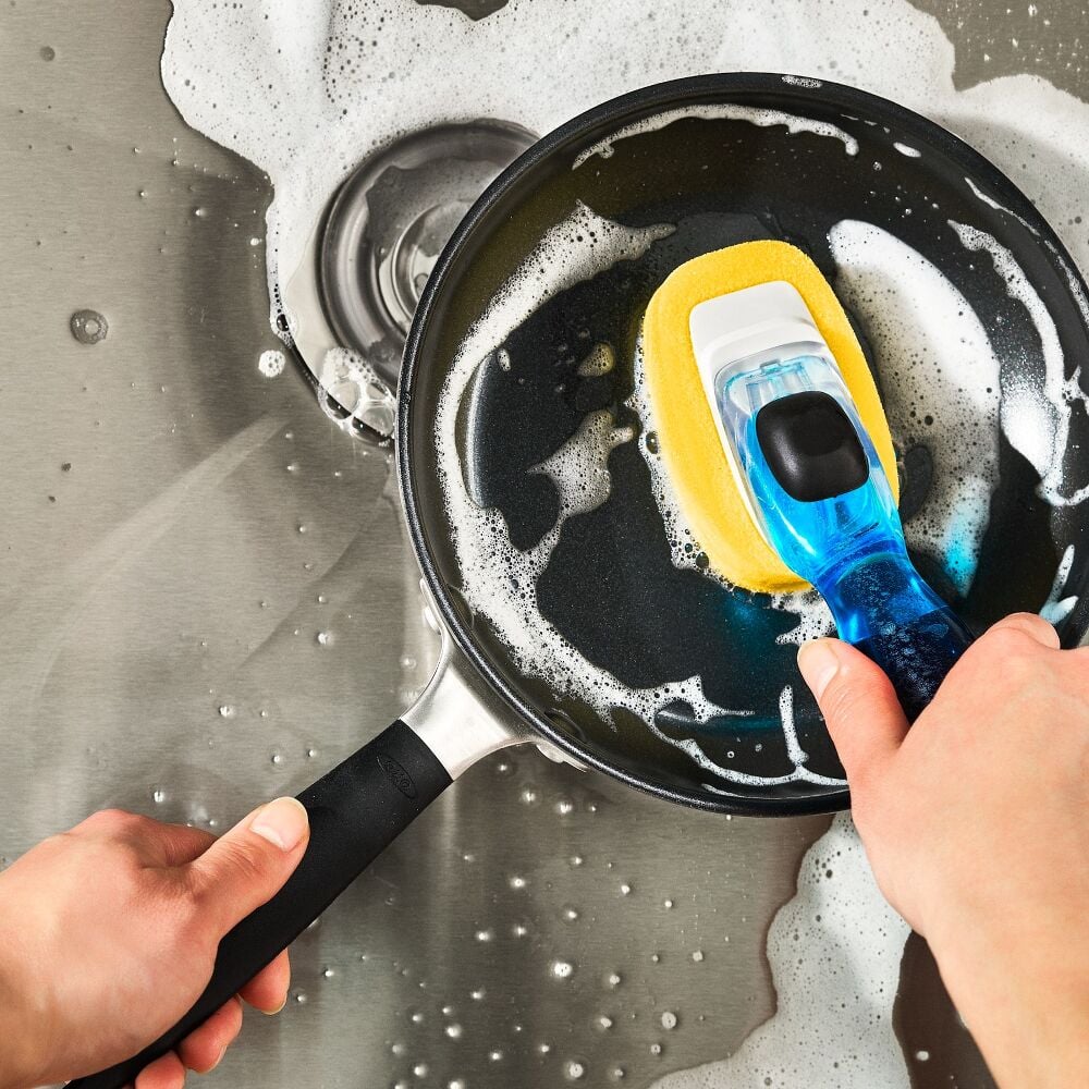 Soap Dispensing Dish Sponge X0
