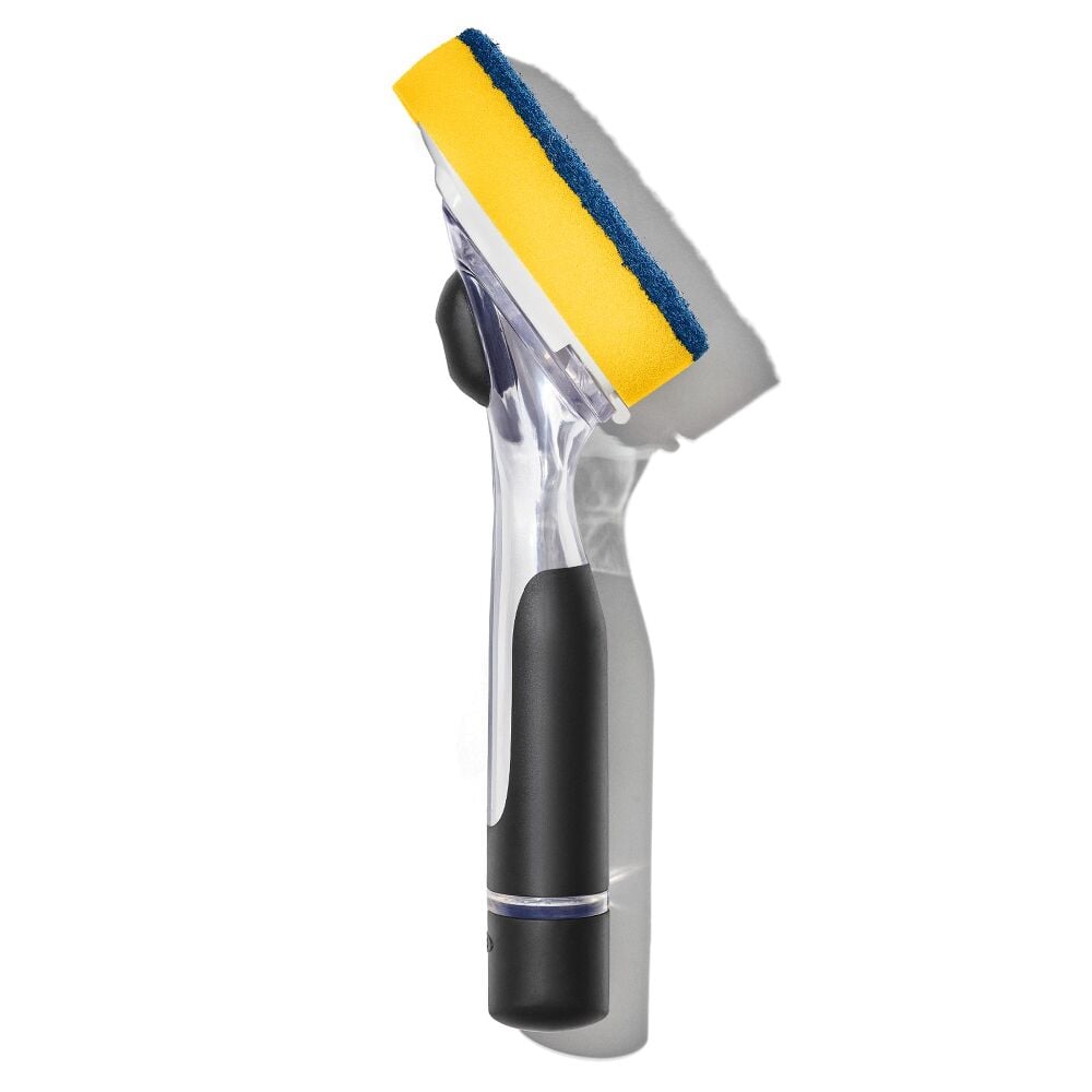Soap Dispensing Dish Scrub F0