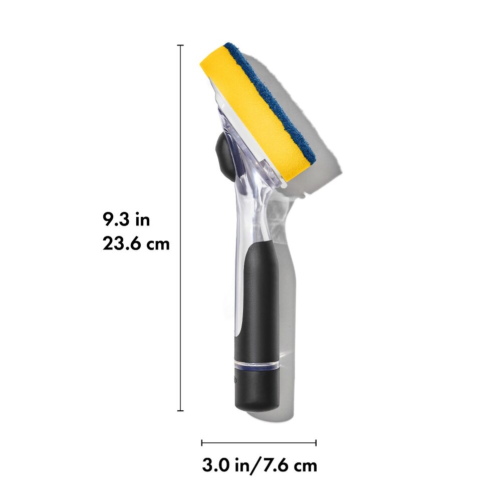 Soap Dispensing Dish Scrub F0
