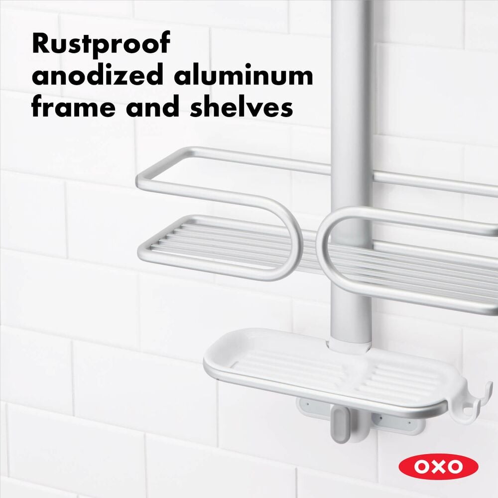 Aluminum 3-Tier Shower Caddy G1
