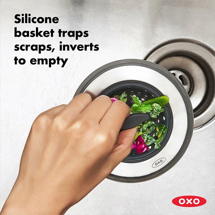 2-in-1 Silicone Sink Strainer with Stopper W8