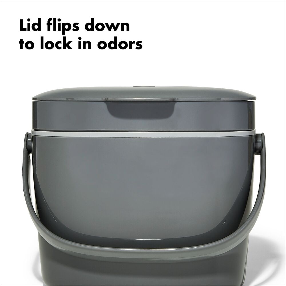 Easy-Clean Compost Bin - 1.75 Gal Q6