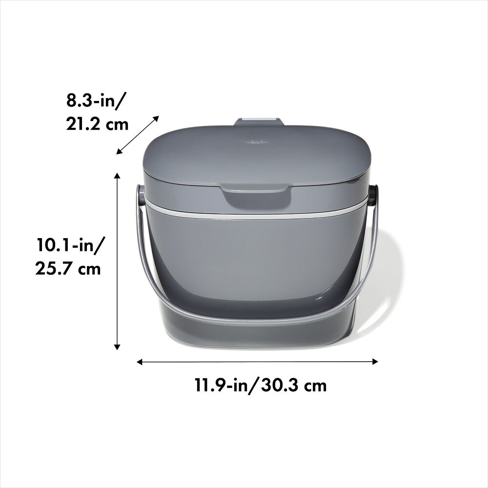Easy-Clean Compost Bin - 1.75 Gal Q6