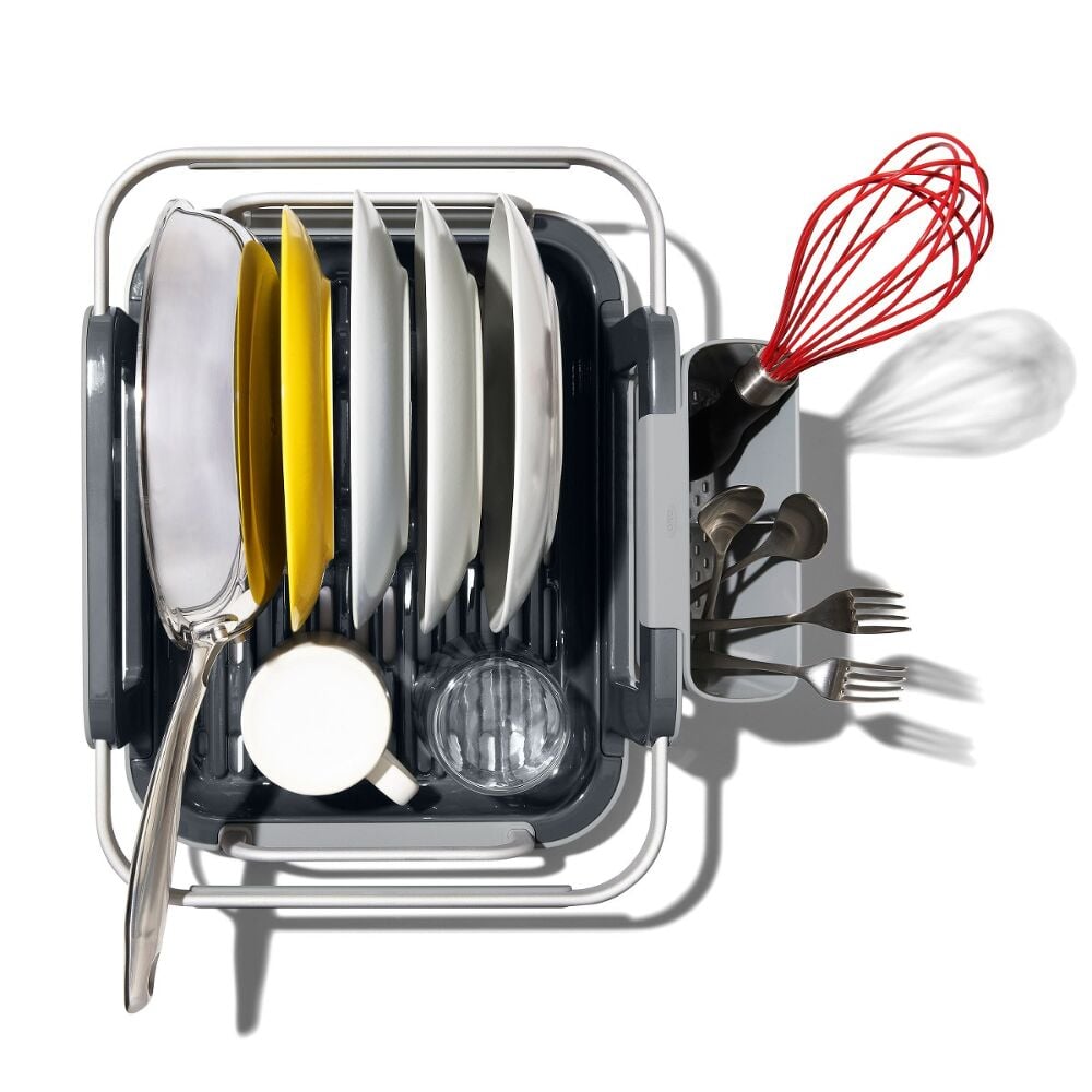Over-the-sink Aluminum Dish Rack E4